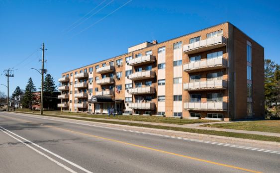 Franklin Manor Apartments exterior in Kitchener, Ontario